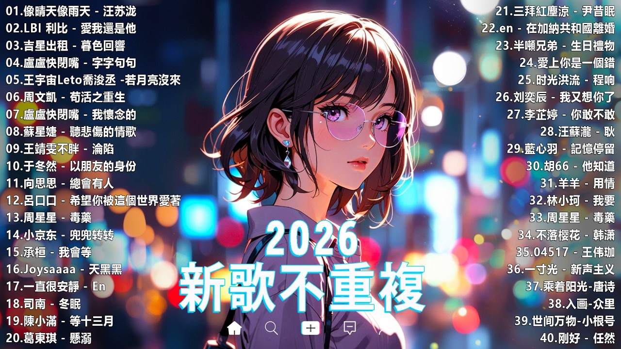 「無廣告」抖音神曲2026【2026抖音热歌】💥 douyin 抖音歌曲2026 🎵 抖音2026最火💋四月熱門歌曲最火🔥2026流行歌曲【抖音破億神曲】大陸流行歌曲2026