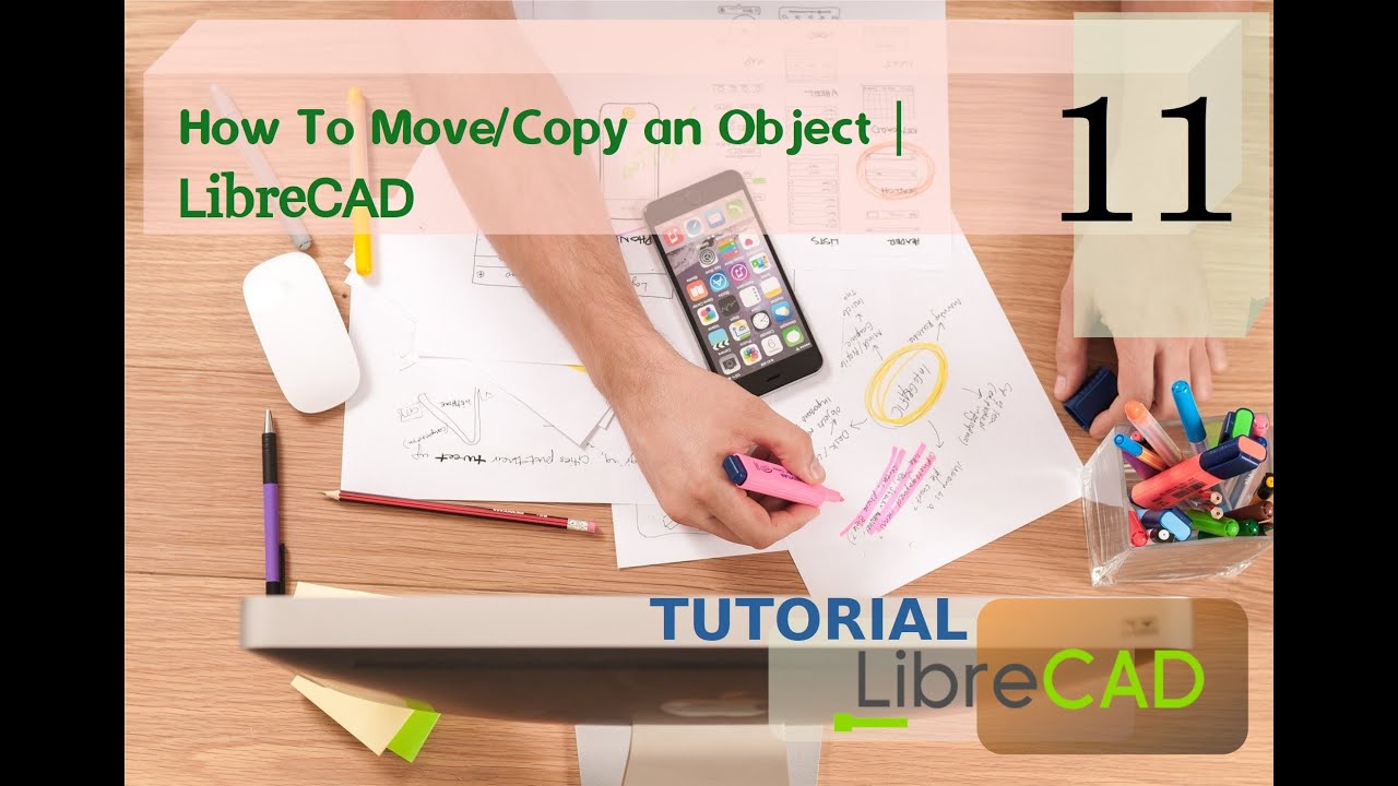 How To Move/Copy an Object - Librecad Tutorial
