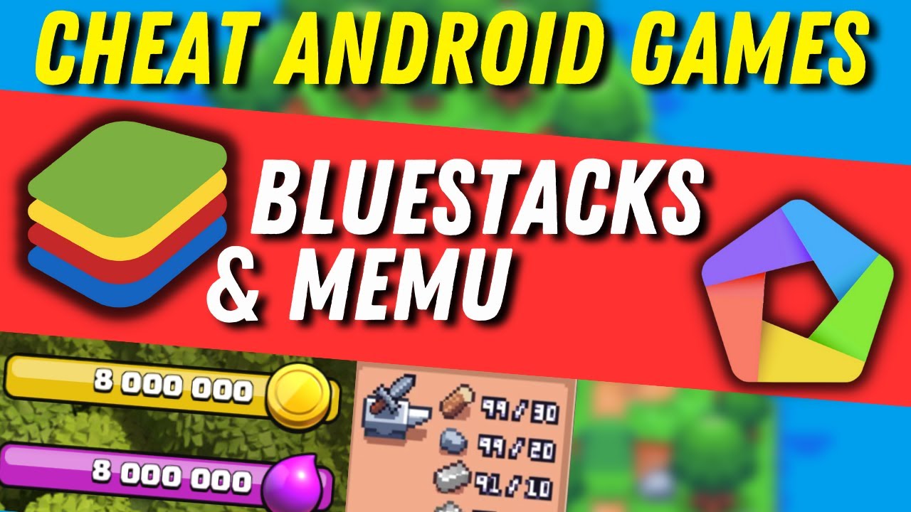 Использование Cheat Engine для эмуляторов Android — Bluestacks и Memu