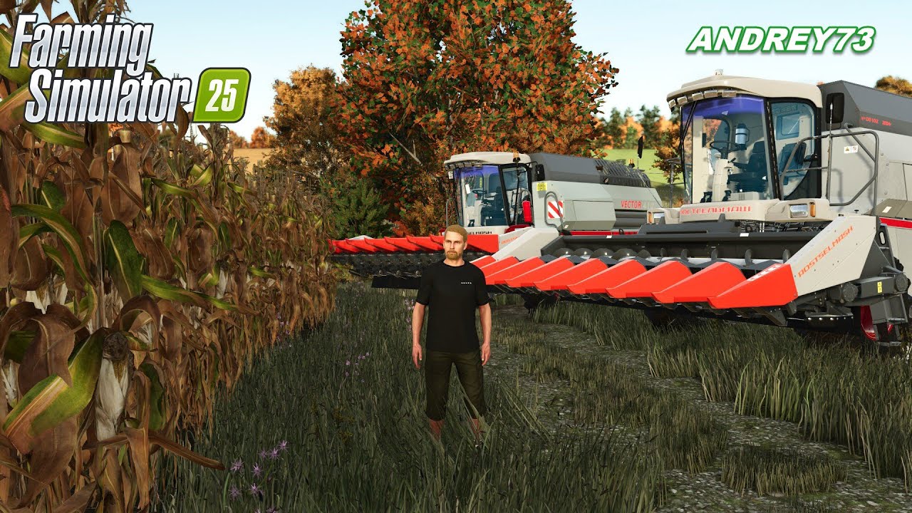 Farming Simulator 25/ СЕЛО ЛУГОВОЕ/ №50/КУПИЛИ СВИНАРНИК/ Едем убирать кукурузу