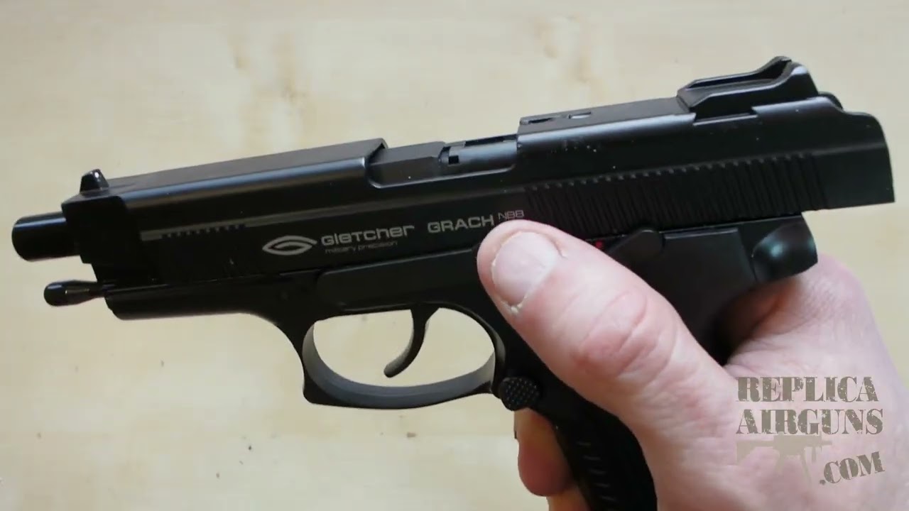 Gletcher Grach NBB CO2 BB Pistol Table Top Review