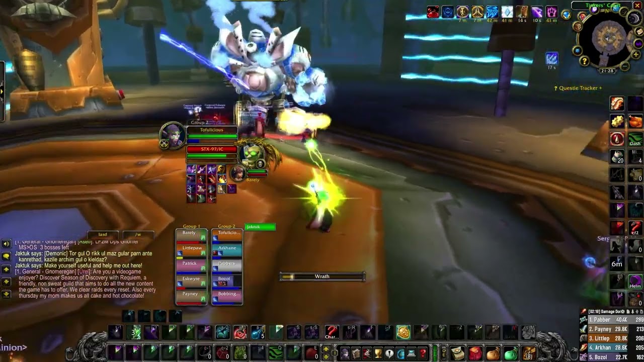 Full Clear Gnomeregan 6/6 - STX-96/FR | Mekgineer Thermaplugg - SOD - Phase 2, Week 2
