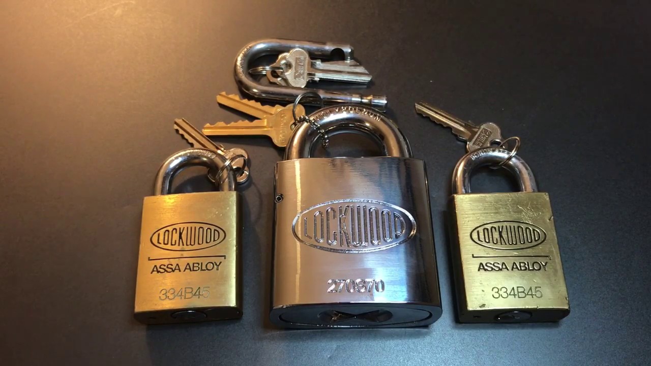 [308] Two Lockwood 334B45 Padlocks Picked in a Row and Gutted