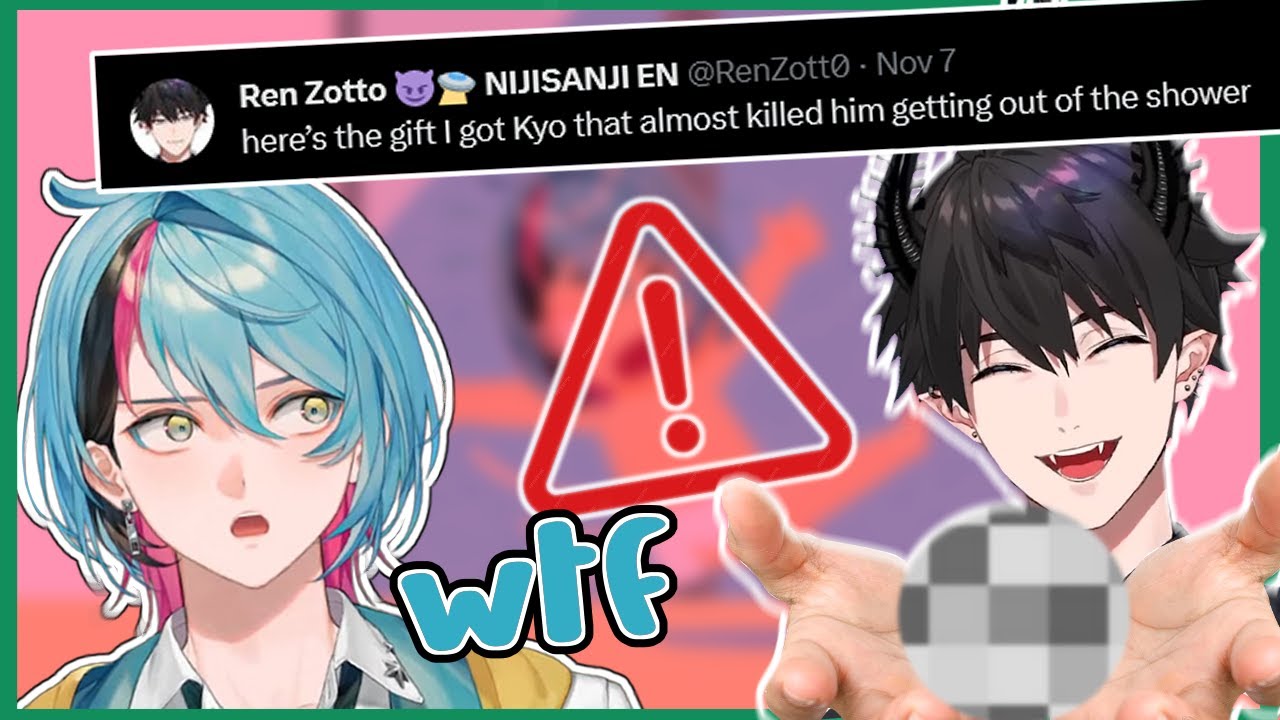 Ren wants to surprise Kyo with his gift but almost killed him [NIJISANJI EN]