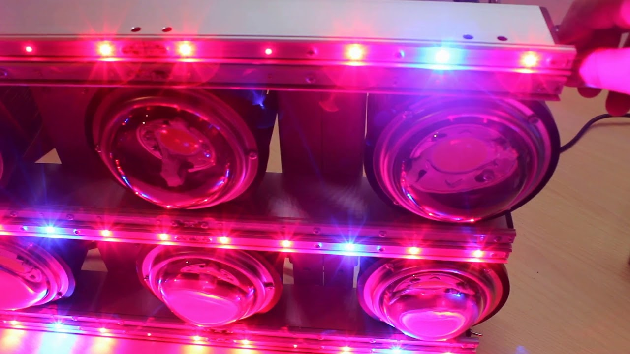 LED фитолампа 250Вт Cree CXB3590, Citizen CLU048-1818 + Osram 450нм / 660нм Обзор, измерение спектра