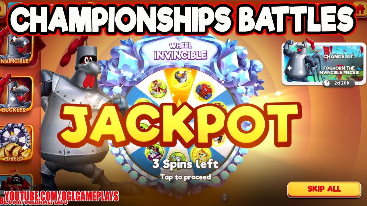 Foghorn the Invincible Wheel Spins and Championships - Looney Tunes World of Mayhem #320