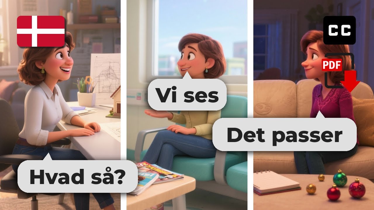 Master Danish Conversations Fast 🇩🇰 7 Easy Dialogues for A2-B1 Learners!