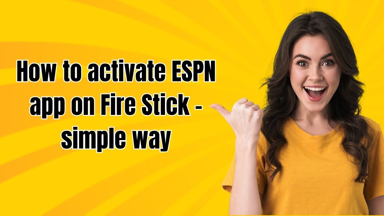 How to activate ESPN app on Fire Stick - simple way