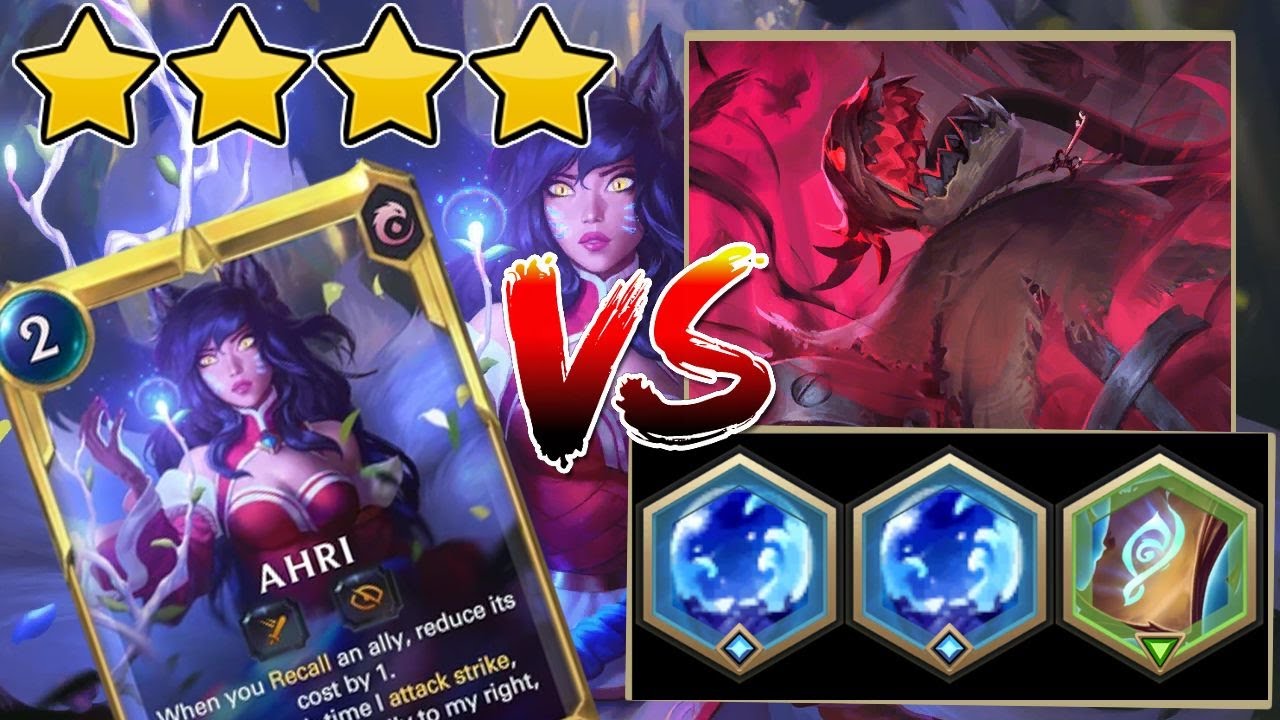 4-Star Lv-29 Ahri vs 6.5-Star Nightmares Fiddlesticks｜Legends of Runeterra｜Path of Champions