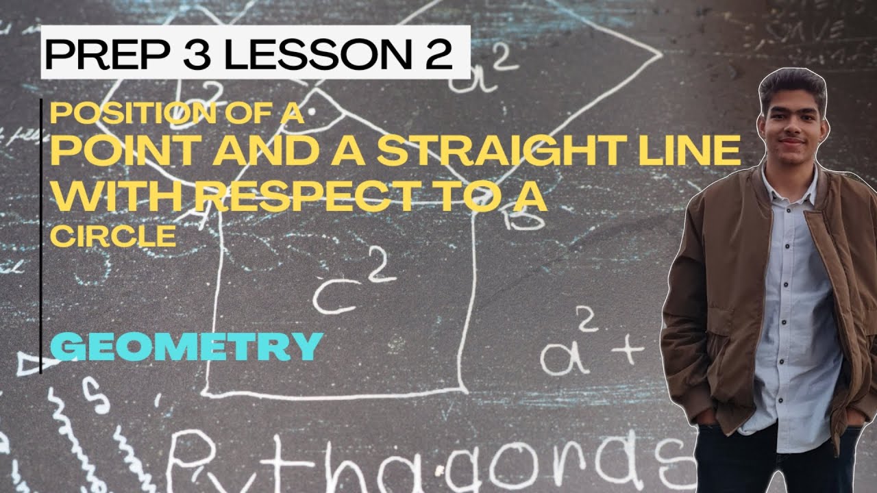 prep 3 \ Geometry 2025 \ lesson 2 \ position of a point and a straight line with respect to a circle