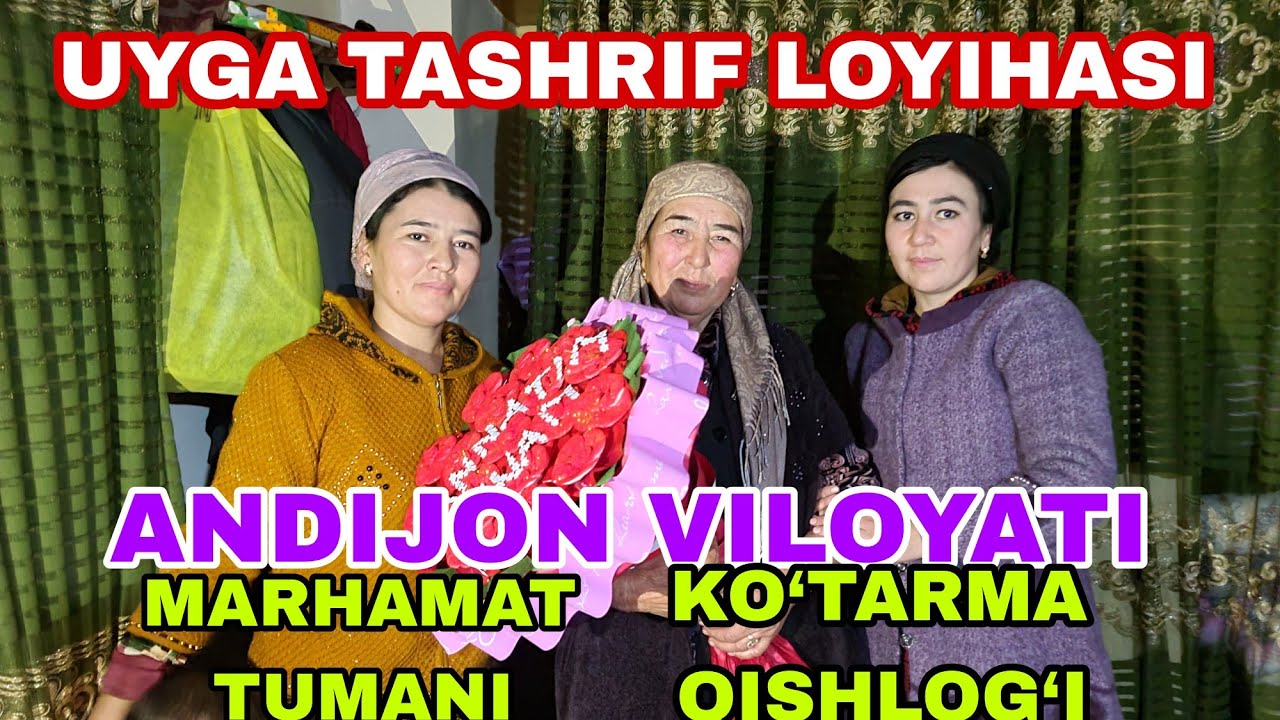 UYGA TASHRIF LOYIHASI ANDIJON VILOYATI MARHAMAT TUMANI KO‘TARMA QISHLOG‘I