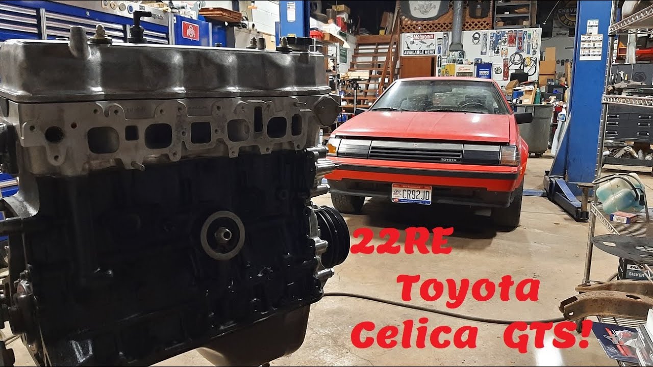 22RE Toyota Celica GTS 1985 года, недавно отремонтированный двигатель. Lucore Automotive
