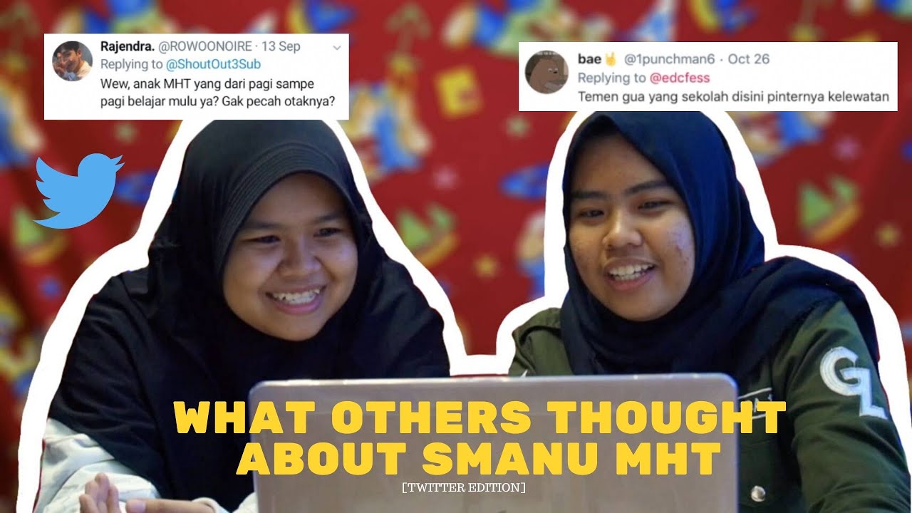 What Others Thought About SMANU MHT  (No. 1 High School In Indonesia) [Twitter Edition]
