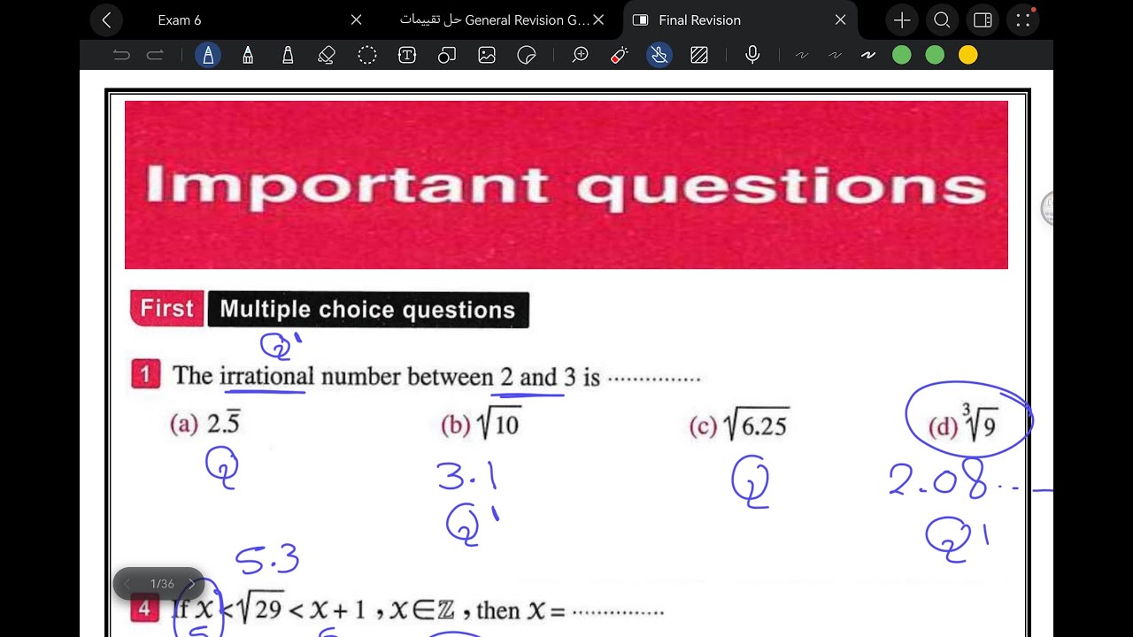 Middle 2 Final Revision T1 Part 3
