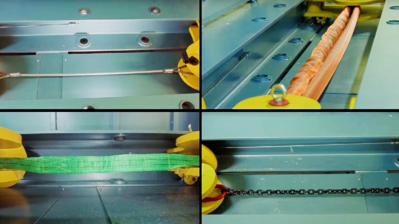 Zrywarka - testy bezpieczeństwa lin, zawiesi itp. do 100t - EXAR KOMSTAL