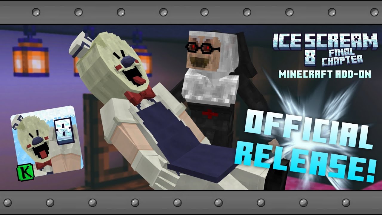 Ice Scream 8 Minecraft Add-on Official Release