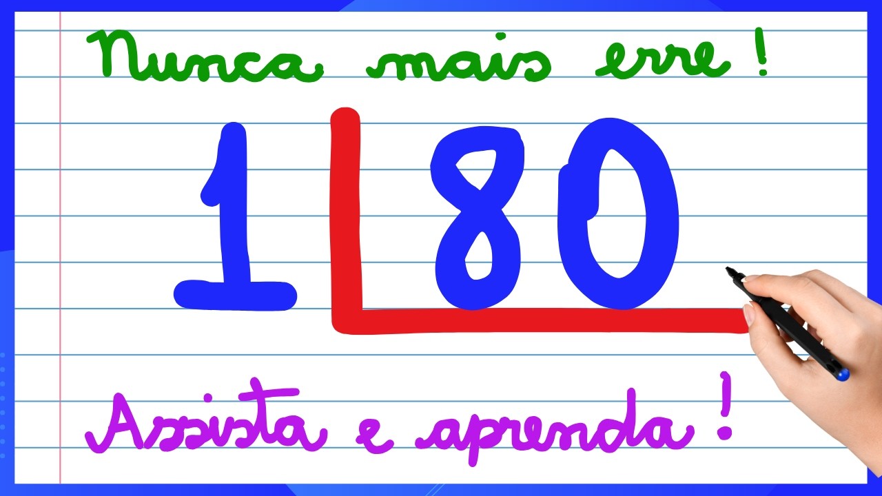NUNCA MAIS ERRE DIVISÃO! APRENDA COMO FAZER DIVISÃO AGORA! VEM APRENDER MATEMÁTICA!!