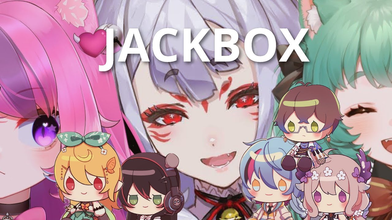 JACKBOX MADNESS w/ NIJI EN, Ironmouse & GIrlDM!