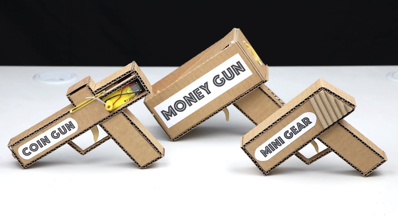 Wow! 3 Amazing DIY GUN from Cardboard