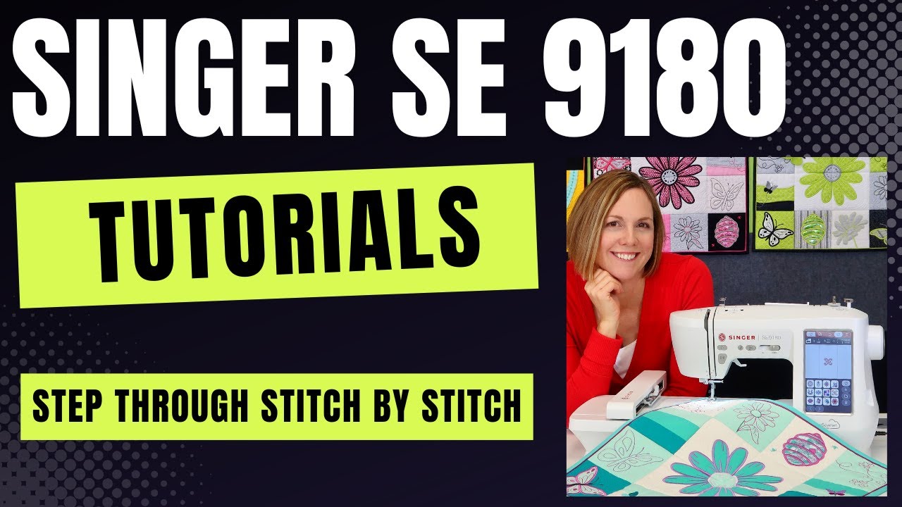 Singer SE9180 Step Through Stitch by Stitch or Color by Color