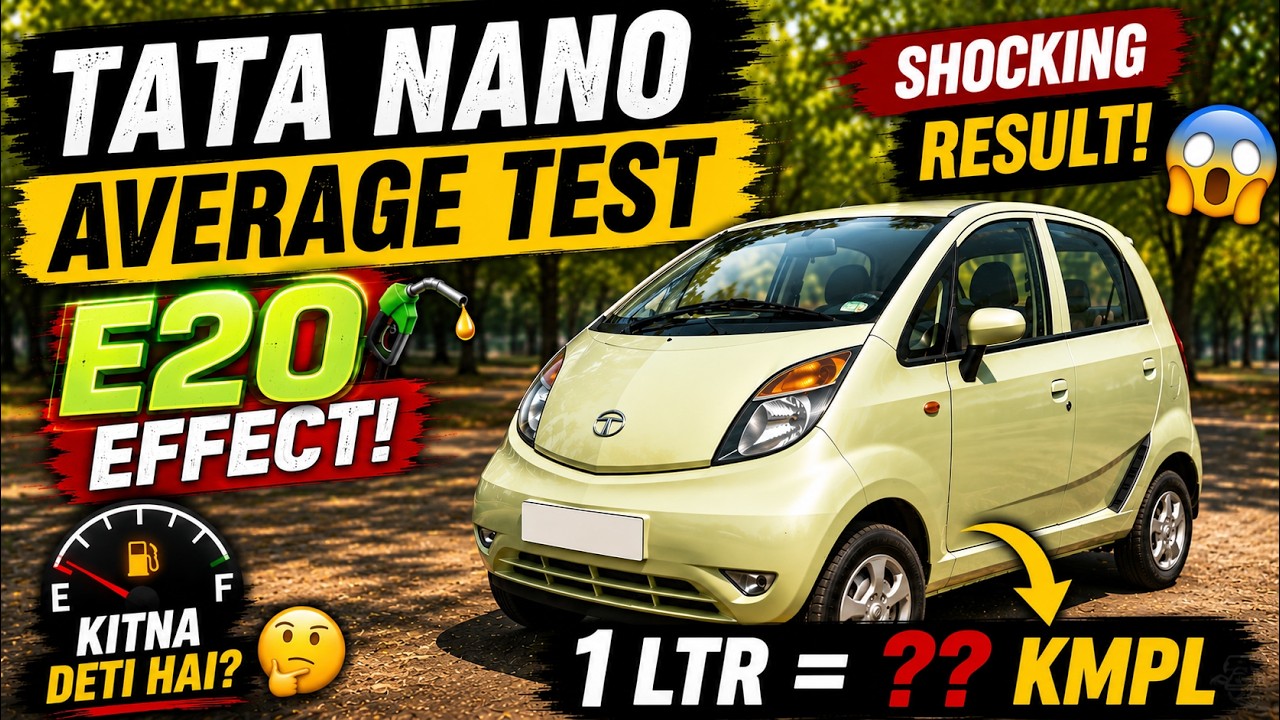Tata Nano E20 Effects? 🤯 Real Mileage Test in 2026! 🚗
