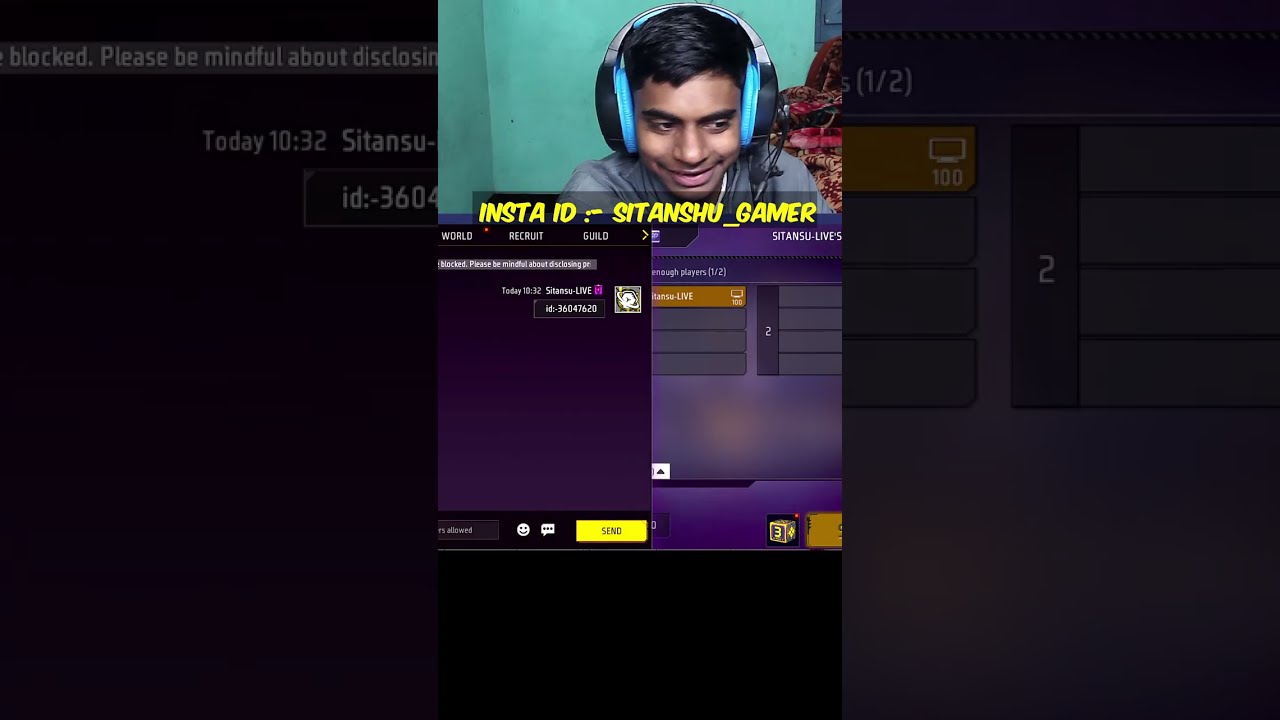 Top 1 custom live Free Fire Live Rank Push 