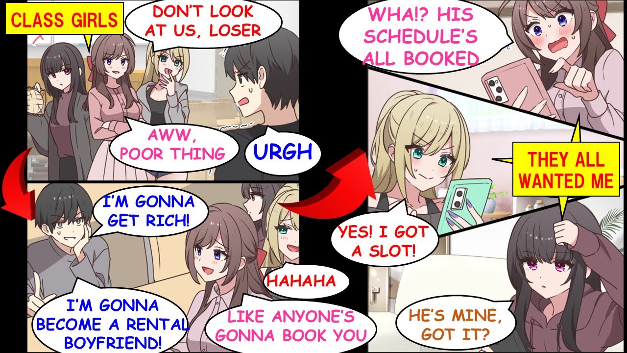 After I Started Working As A Rental Boyfriend, My Classmates Started Fighting Over Me[Manga Dub]