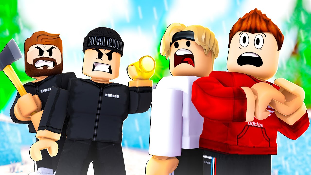 ALLEIN ZU HAUSE MIT EINBRECHERN?! (Roblox Story)