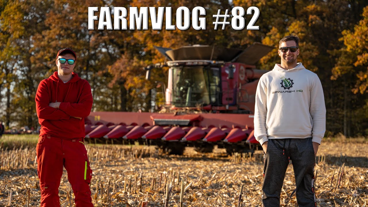 FARMVlog #82 - Sklízíme kukuřici na zrno s CASE IH Axial-Flow 9240