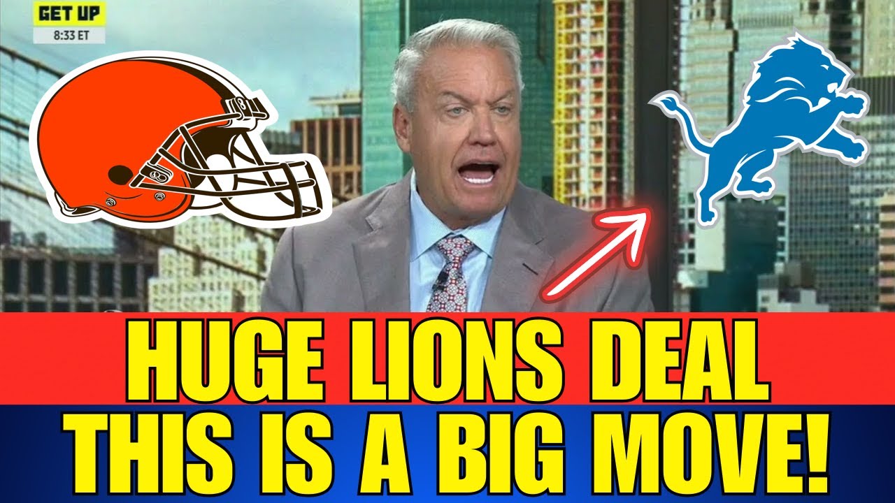 💥🥳 NFL'S TOP SIGNING!!! FRONT OFFICE ANNOUNCES TODAY!! LIONS NEWS TODAY! Lions News