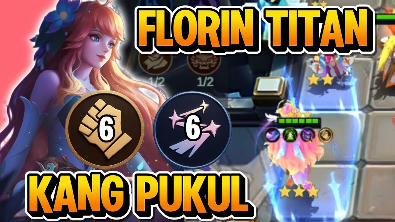 FLORIN TITAN KEKUATAN TINJU , APAKAH DMG NYA CUKUP? MAGIC CHESS GO GO