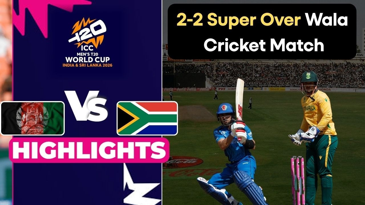 Afghanistan vs South Africa Double Highlights | Super Over Rules Explained | T20 World Cup 2026