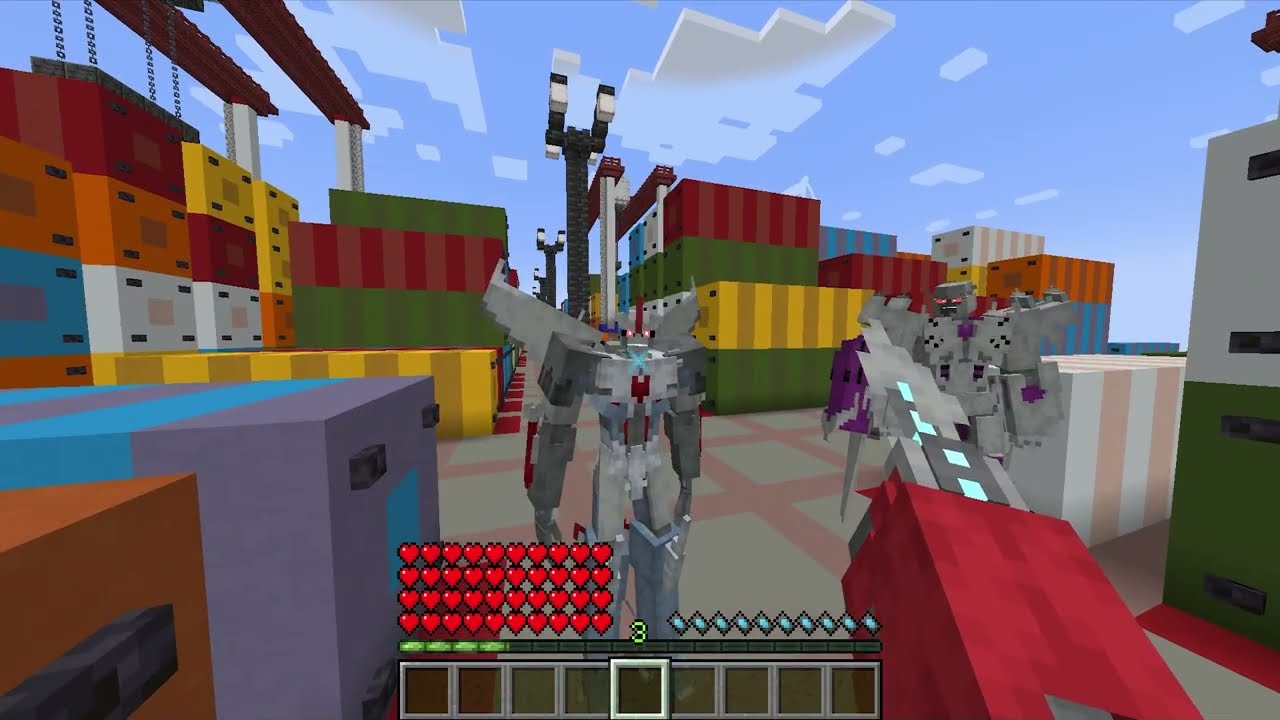 Birth to OPTIMUS PRIME in Minecraft!