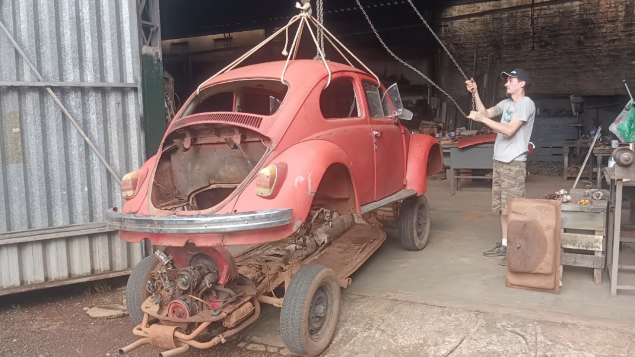 Fusca Pickup feito em casa (parte 93)