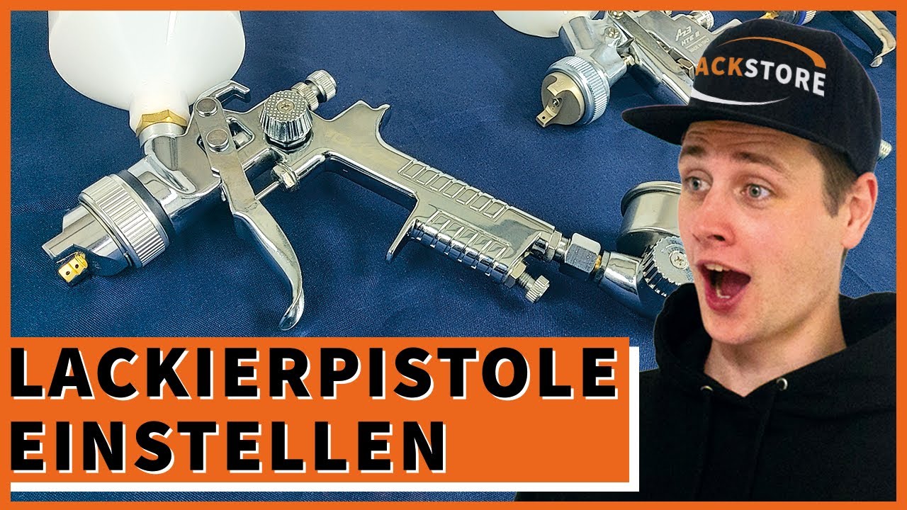 Lackierpistole richtig einstellen – Anleitung | LACKSTORE