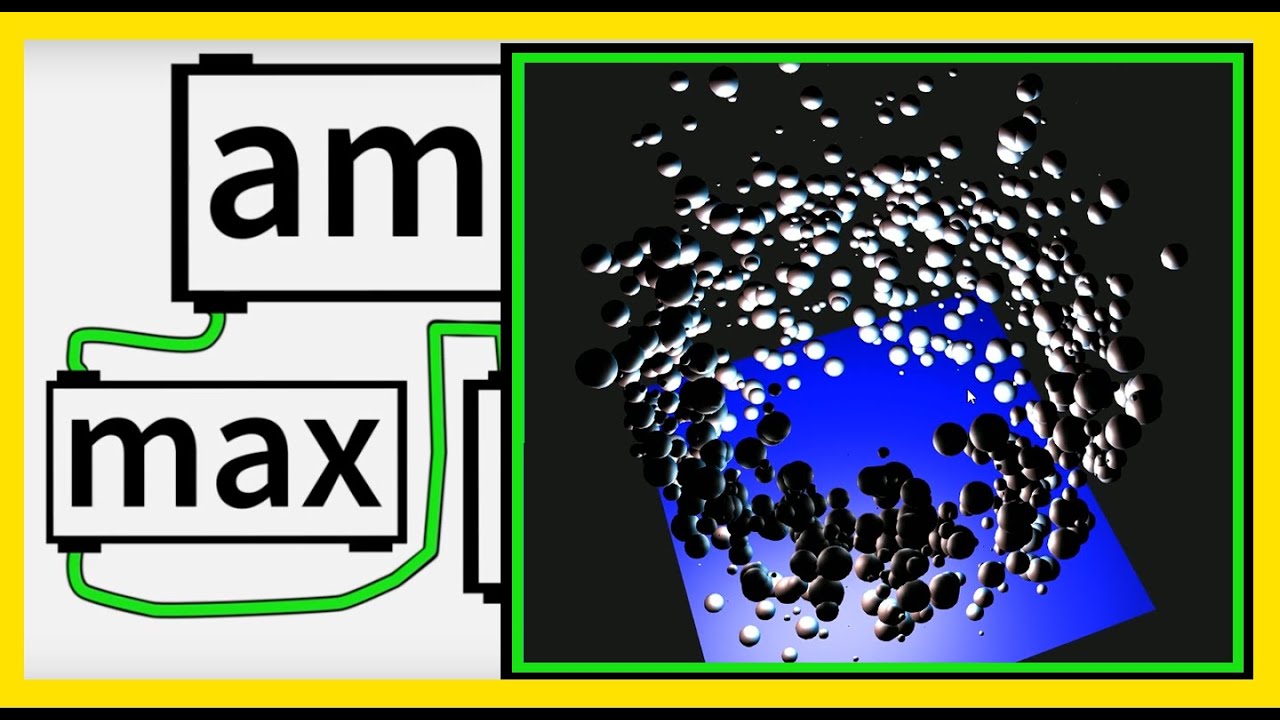 OpenGL in Max 06 - Animating Objects with jit.gl.multiple e JIT.GEN