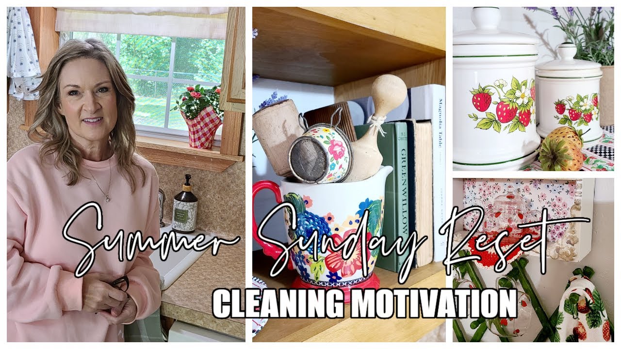 New! Summer Sunday Reset || Vlog Style  // Clean With We // Robin Lane Lowe