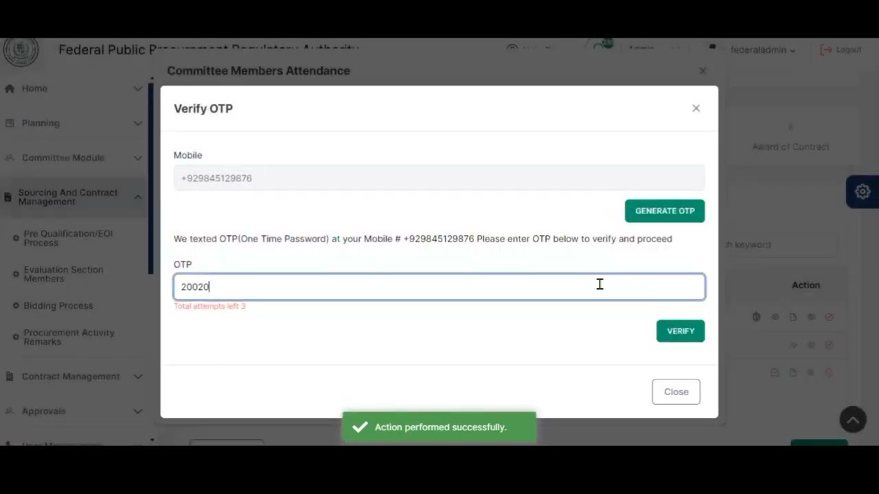 Bids evaluation by file uploading on PPRA / EPADS (e-Pak Acquisition & Disposal System)
