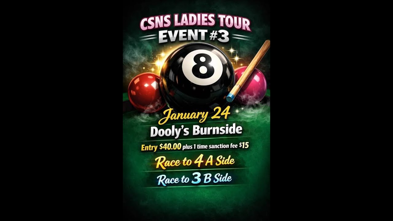 2026 CSNS Ladies Tour #3 (8 Ball)