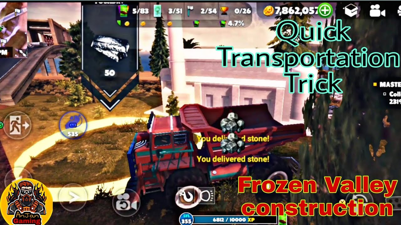 Off The Road New Frozen Valley Fast Constructing Tips