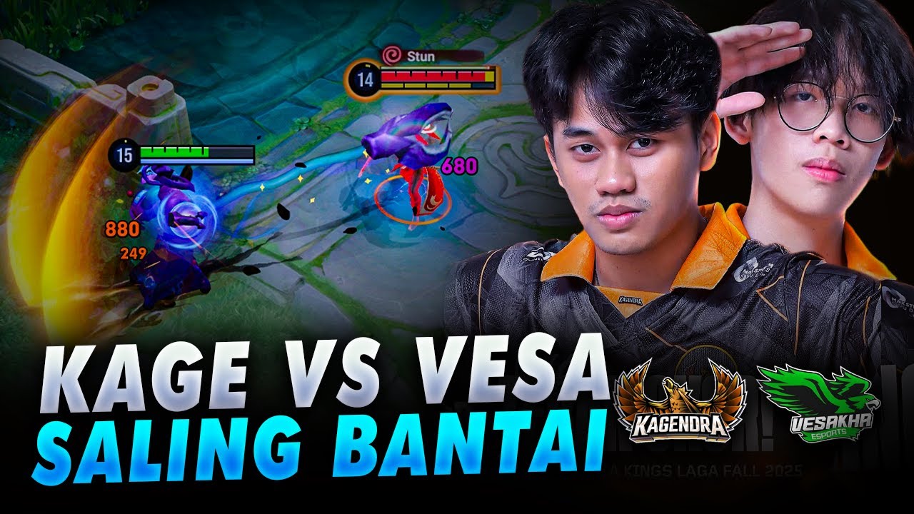 Saling Bantai, Match Saling Kill Ga Mau Kalah - Kagendra vs Vesakha IKL Fall 2025 Highlight HOK