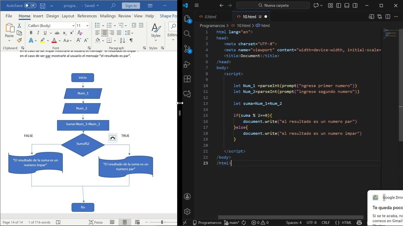 Estructuras condicionales compuestas | Cómo saber si un número es par o impar en JavaScript
