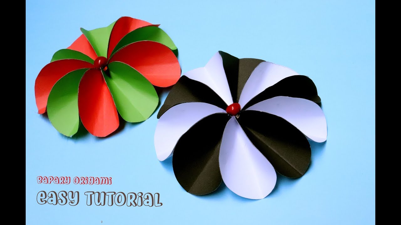 how to make a paper easy flower/diy flower/handmade flower