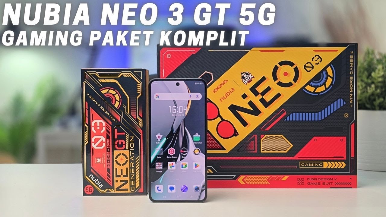 TERNYATA BEGINI NUBIA NEO 3 GT 5G - UNBOXING INDONESIA
