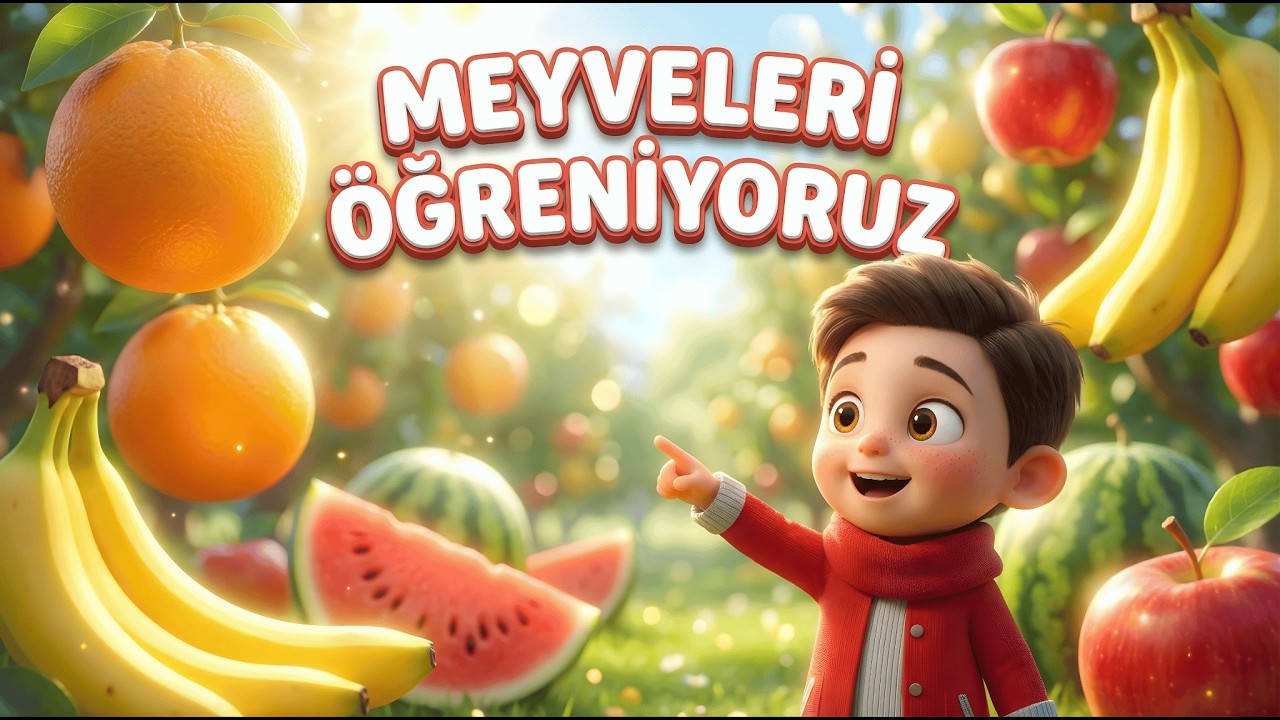 🍓 Meyveleri Öğreniyoruz! Ege ile Dans Et ve Şarkı Söyle