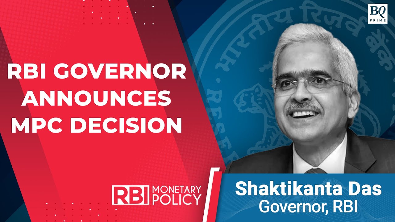 Live: Shaktikanta Das Announces RBI Monetary Policy Decision