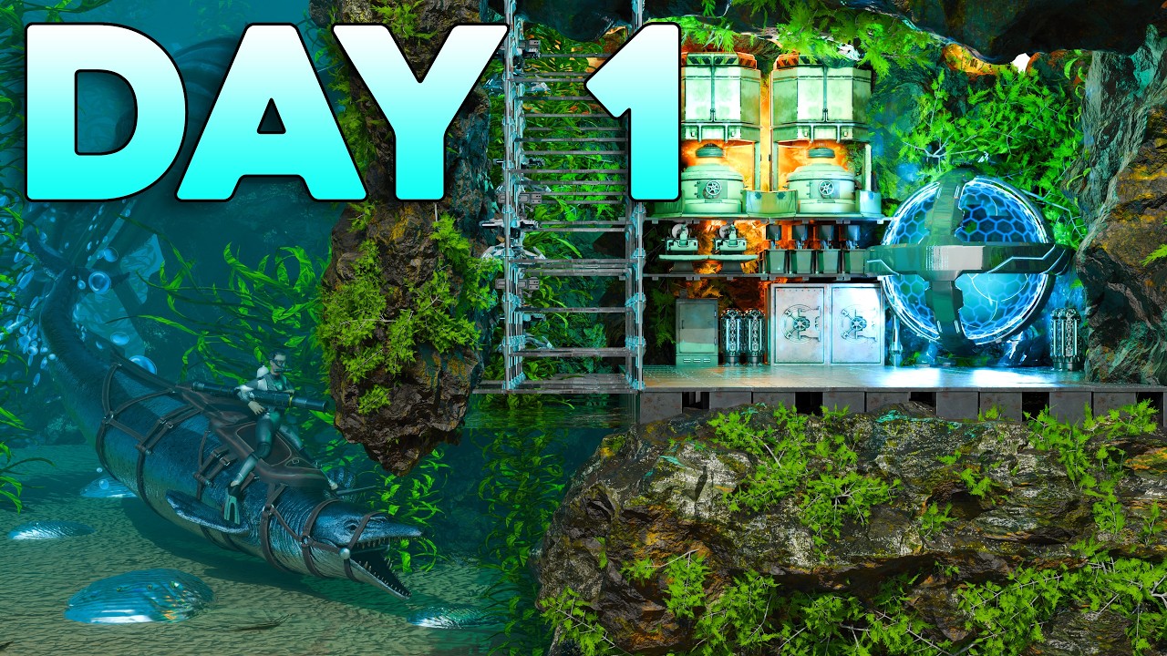 Я захватил ВСЕ жемчужные пещеры на острове... | ARK PVP