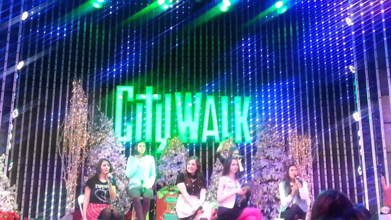 Cimorelli performs Wings at Universal CityWalk 12/16/12