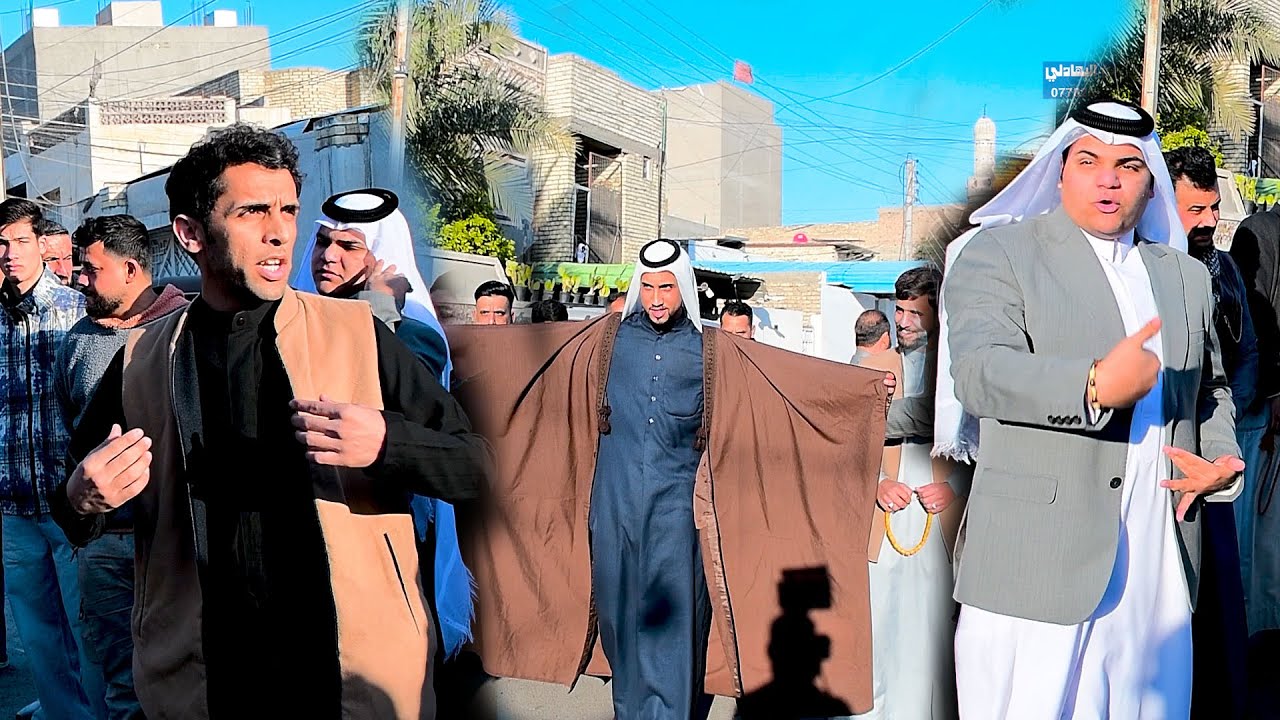 المهوال مرتضى السيد و كريم البهادلي في عرس ابن عم المهندس يعقوب الفكيكي