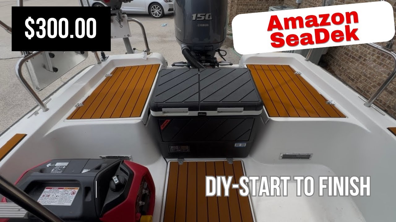 SeaDek Boat Flooring, $300.00 Total from Amazon 